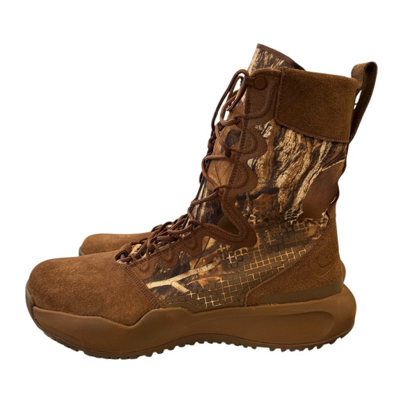 Nike SFB B2 Realtree Tactical Boots Men Size 15 Brown Camo SFS Utility Trail